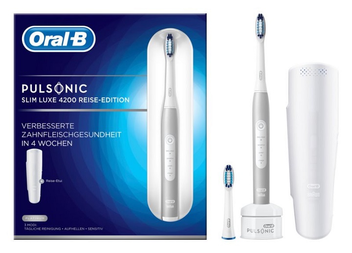 Звуковая зубная щетка Braun Oral B Pulsonic Slim Luxe 4200